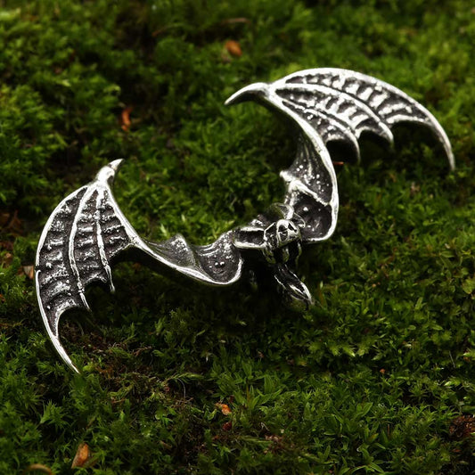 Fledermaus Anhänger ausgefallener Silberanhänger