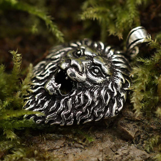 Löwe Anhänger Sternzeichen Silber Kettenanhänger Astrologie