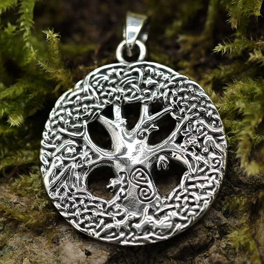 Keltischer lebensbaum Anhänger Silber 925 außergewöhnliches Design