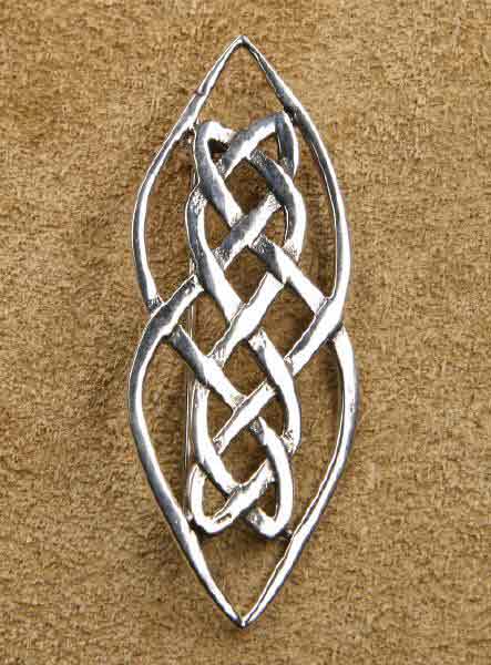 Brosche Keltenknoten 925 Silber