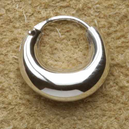 Creole Mond 925 Silber 12mm Kugel