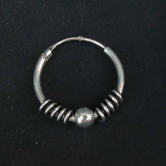 Creole Ohrring 18mm 925 Silber Schmuck Kreole