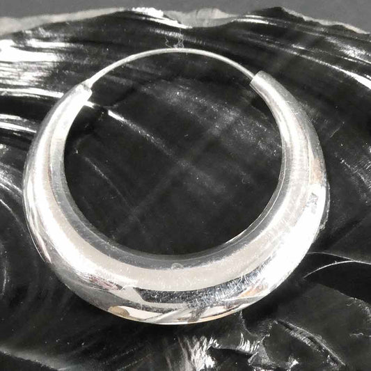 Silbercreole 40mm mond