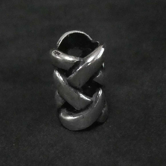 Bartperle 925 Silber keltisch Wikinger Bartschmuck aus edlem Silber