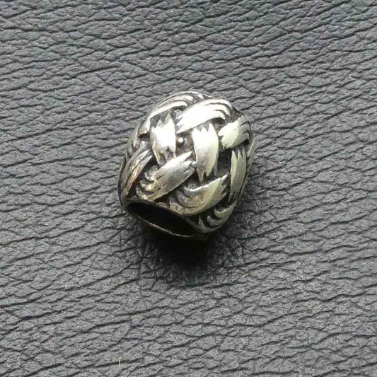 Kleine Bartperle Silber Dreadlock Bartschmuck