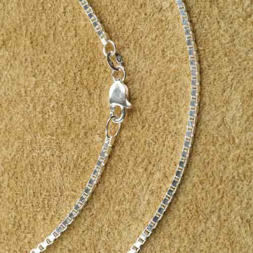 Silberkette Schmuck Venezianerkette