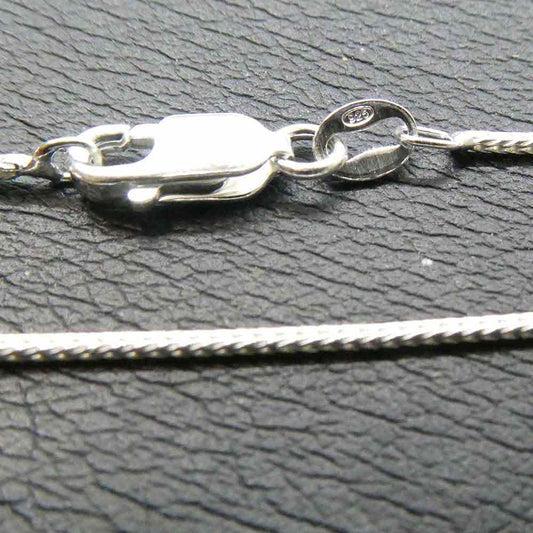 Feine Silberkette Fuchsschwanz Halskette