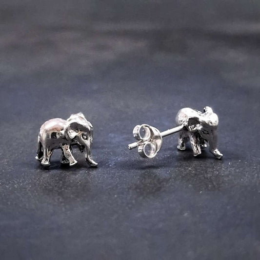 3 Dimensionaler Elefant Ohrstecker 925 Silber