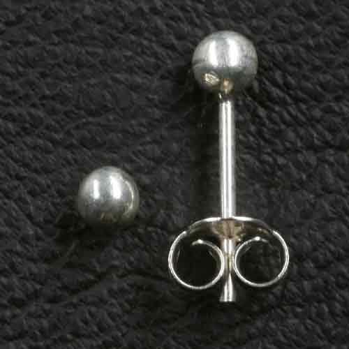 Kugel Ohrstecker 925 Silber Ohrschmuck zeitloser runder Ohrring elegant