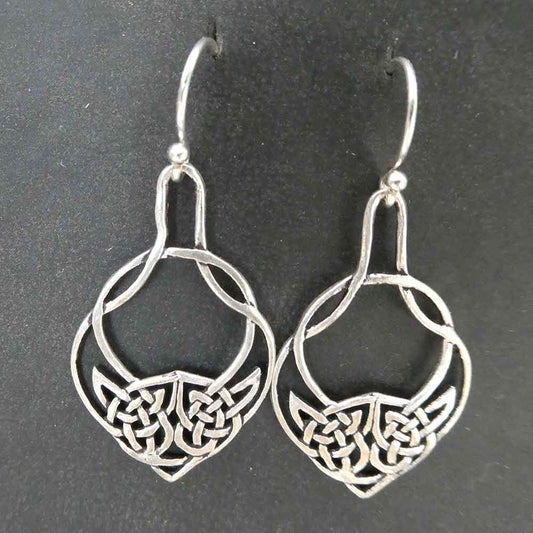 Kelten Ohrhänger Keltenknoten 925 Silber zeitloser Damen Ohrschmuck