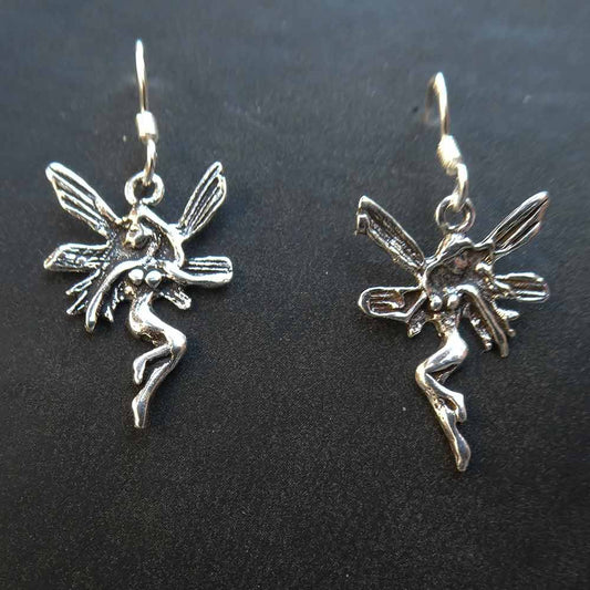 Elfe Ohrringe Ohrschmuck Silber FeeSchmuck Einhänger