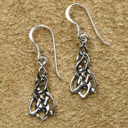 keltischer Ohrschmuck 925 Silber Ohrringe