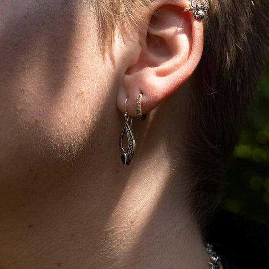 Ornament Ohrhänger Sterlingsilber Schmuck für selbstbewusste Frauen