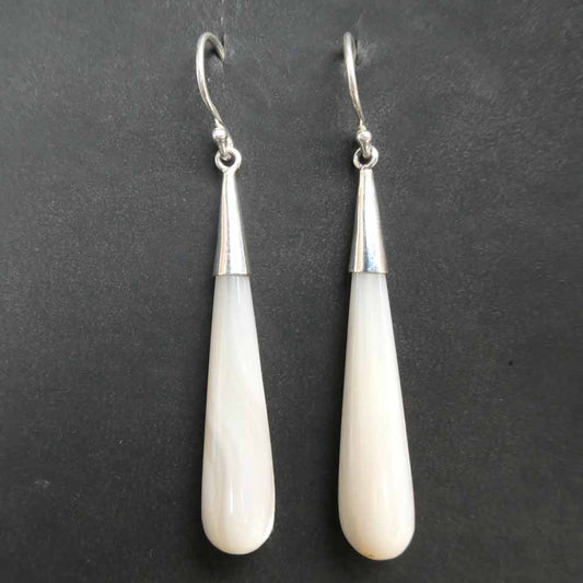 Perlmutt Ohrschmuck Silber Einhänger