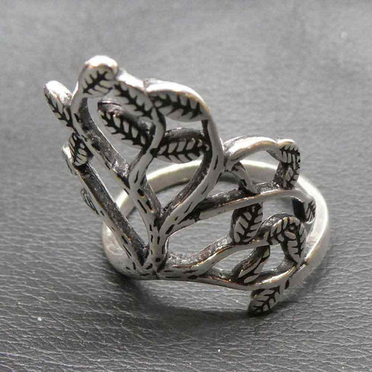 Silber Ring Baum Zweig Silber