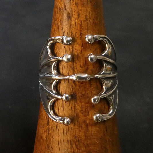 Fledermaus Ring Gothic Schmuck Damen filigran ausgefallen