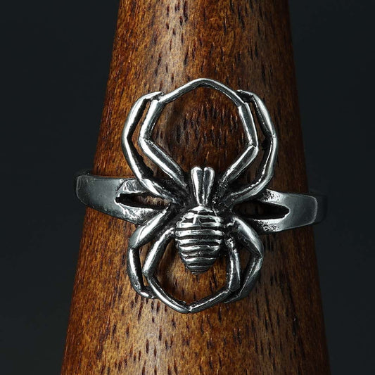 Spinnen Ring 925 Silber Gothic Schmuck Silberring Damen Kinder Mädchen Punk