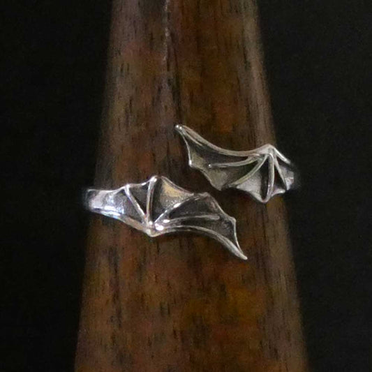 Flügel Silber Ring Drache Bat Fledermaus Gothic Schmuck
