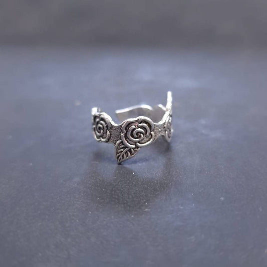 Rose Silber Zehenring Sommerschmuck Frauen Mädchen Damen