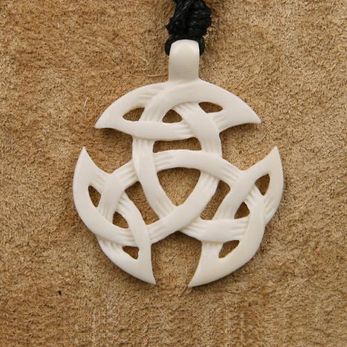 keltischer Schmuck Knochen Dreifaltigkeit