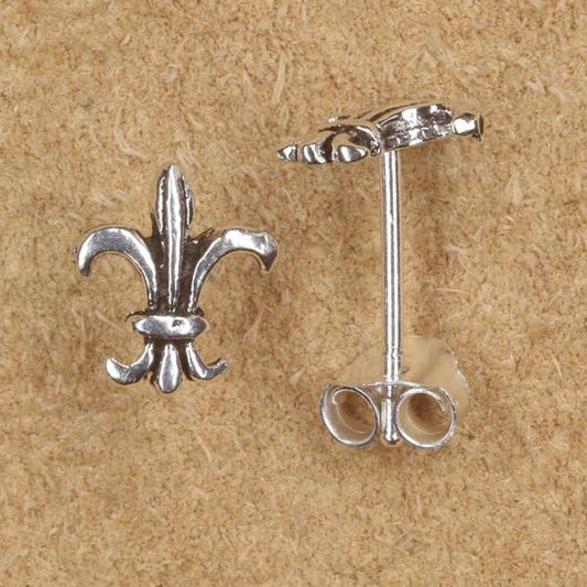 Lilie Ohrstecker aus 925 Silber