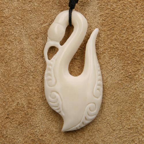 Knochenschmuck Maori Kette