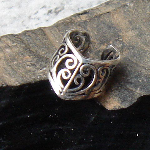 Ohrklemme Ornament Silber Brtschmuck