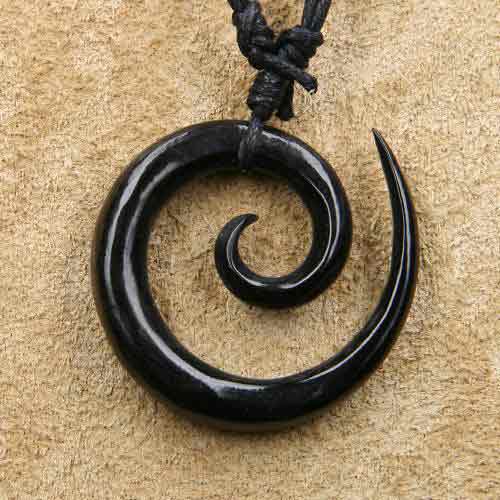 Horn Schmuck Spirale Schmuck Anh