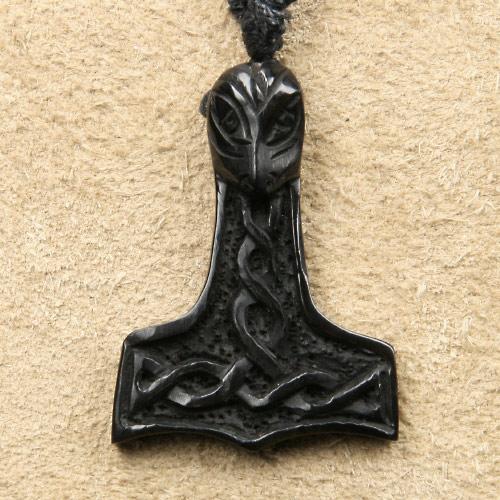 Thors Hammer Hornschmuck Kette