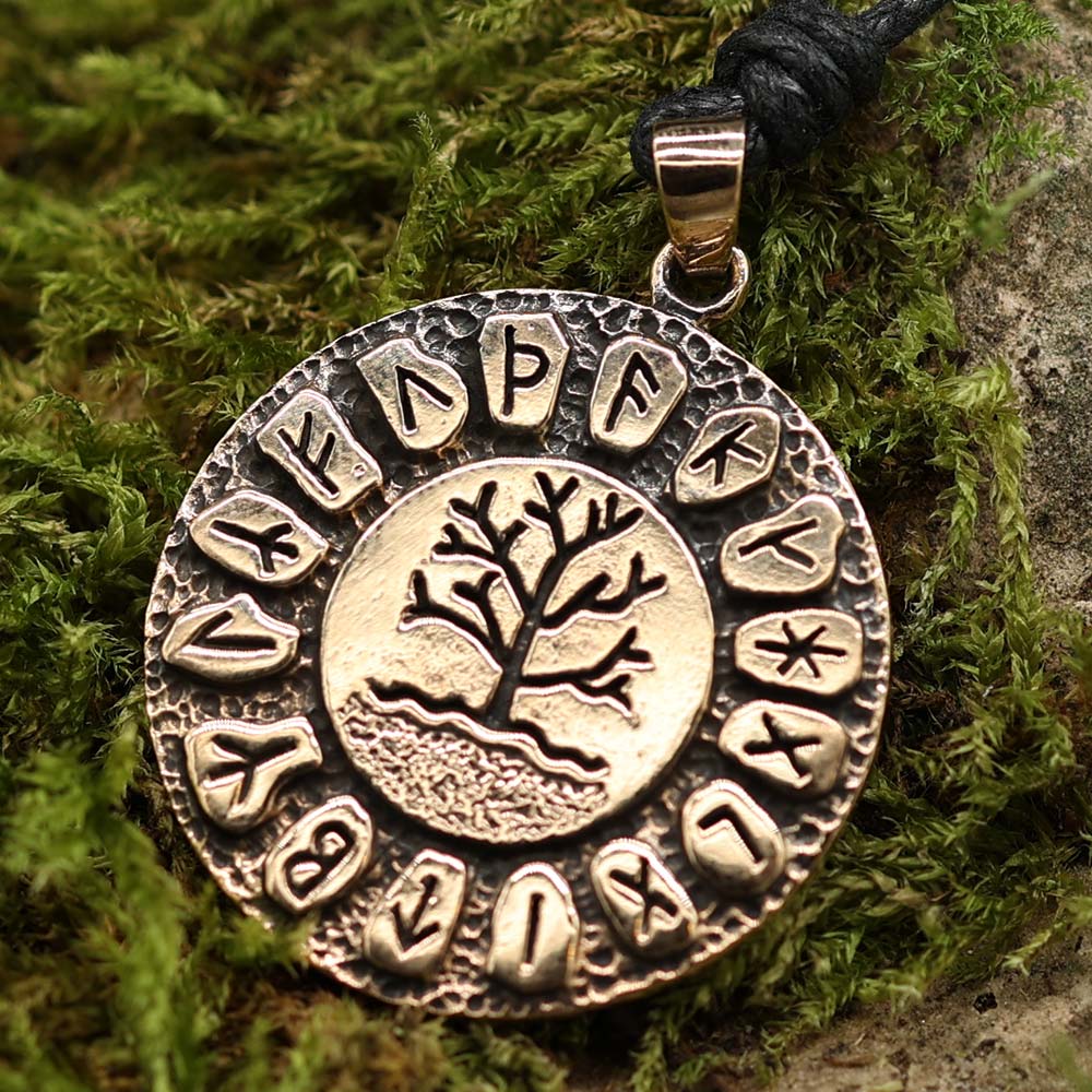 Tree of Life Runes Bronze Pendant Jewelry Wholesale Trade – Grosshandel ...