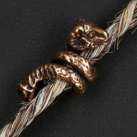 Widder Bartperle Mittelalter Haarschmuck Wikinger Bartschmuck Bronze 