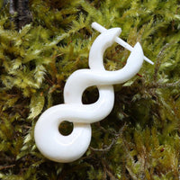 Knochen Ohrschmuck