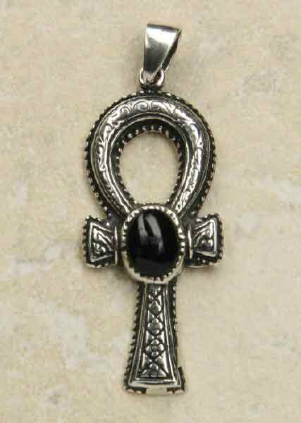 Ankh Onyx Schmuck Anhänger 