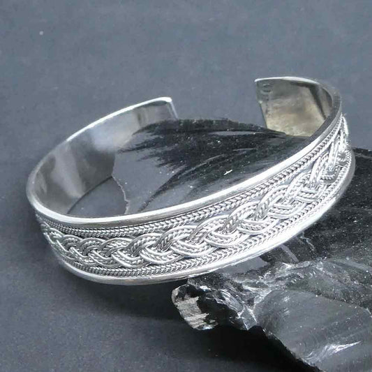 Wikinger Armreif Silber massiv