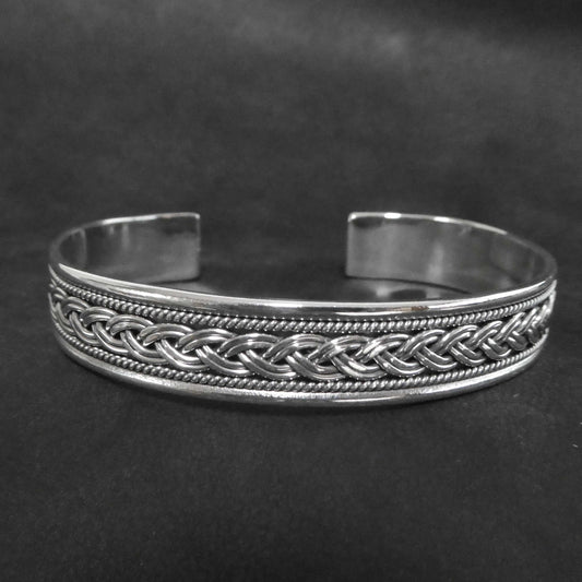 Wikinger Armreif Damen Herren Armschmuck 925 Silber 11 mm