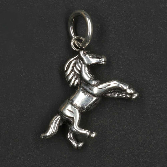 Pferd Anhänger 925er Silber Kettenanhänger  Tier