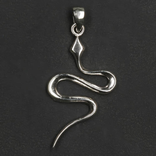 Schlange Kettenanhänger 925 Silber  feiner Schmuck für eine Silberkette