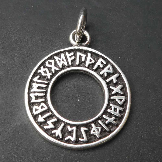 Runen Silber Anhänger älteres Futhark Kettenanhänger