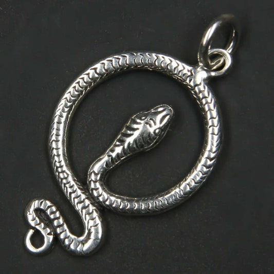 Schlange Silber Anhänger 925er Kettenanhänger