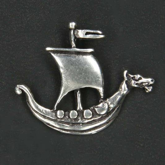 Drachenboot Silber Anhänger 925er Kettenanhänger