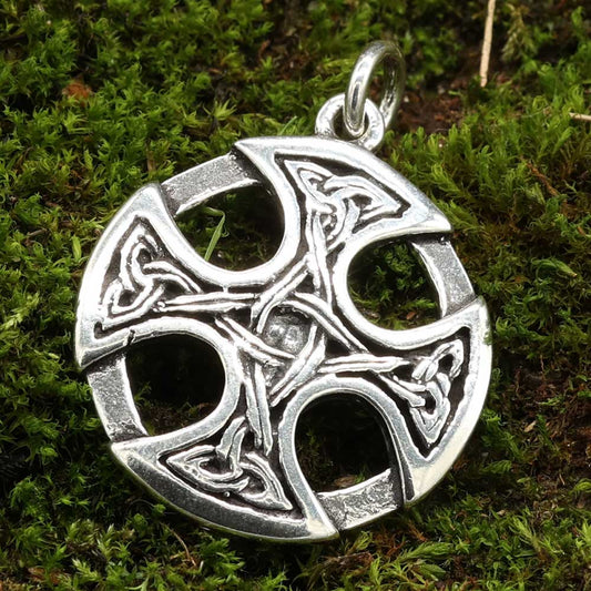 Keltisches Kreuz Anhänger 925 Silberschmuck fein gearbeitet