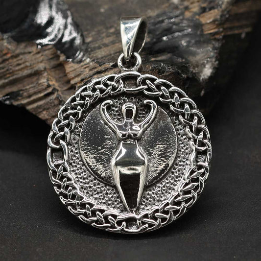 Engel Anhänger Silber keltischer Kettenanhänger Sterlingsilber