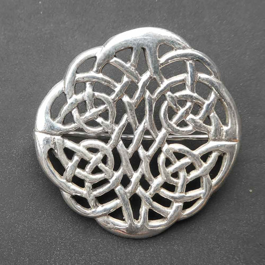 keltische Brosche 925er Silber Kelten Schmuck