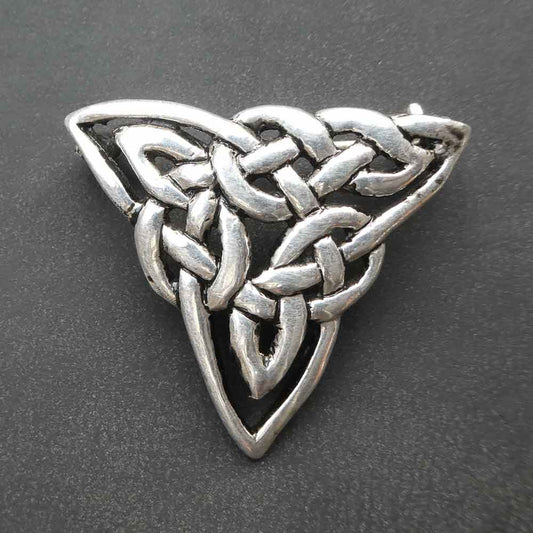 Brosche Keltenknoten Dreieck Silberschmuck