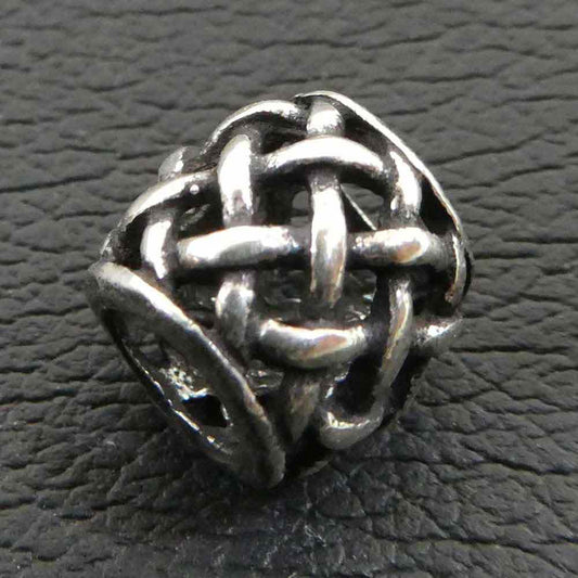 Keltische Bartperle Silber Dreadlock Bartschmuck