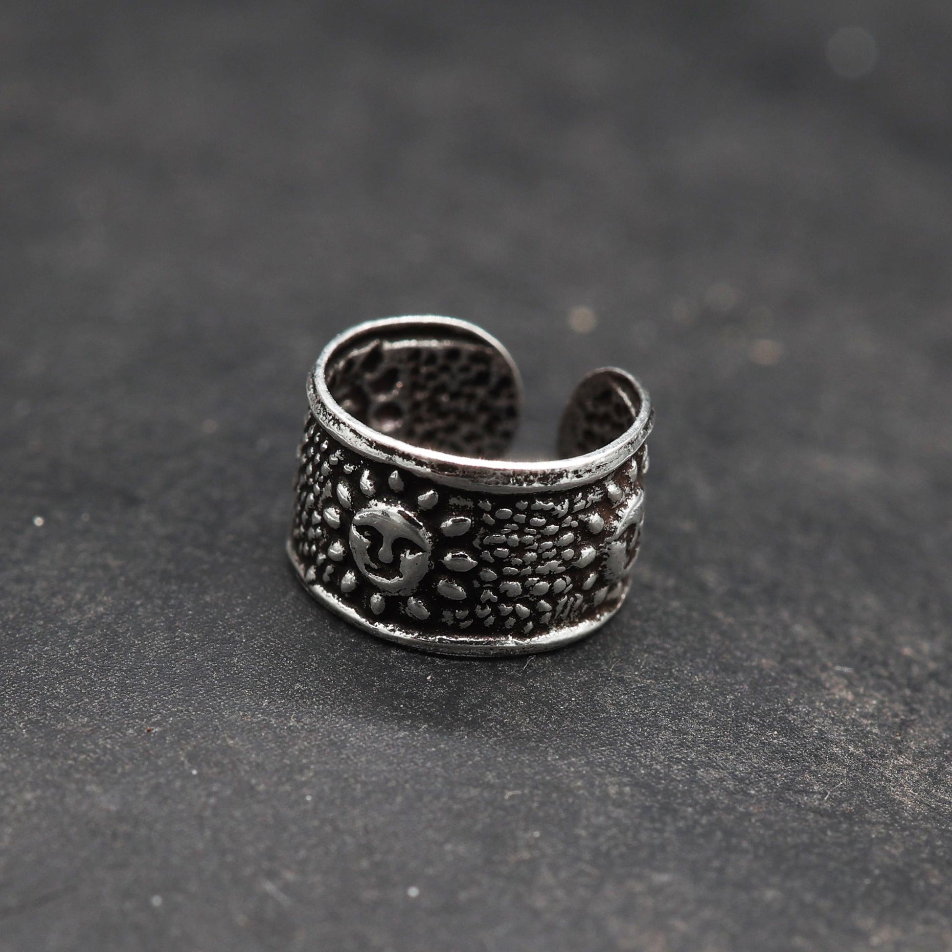 Sonne Ohrklemme Silber Ohrschmuck