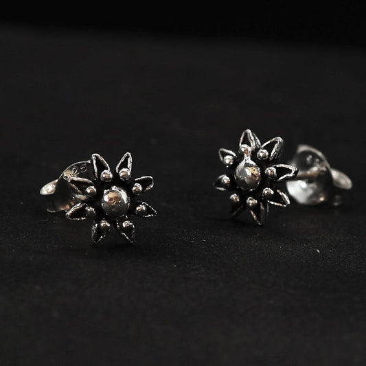 Sonne Ohrstecker 925er Silber Schmuck Ohrring zeitlos
