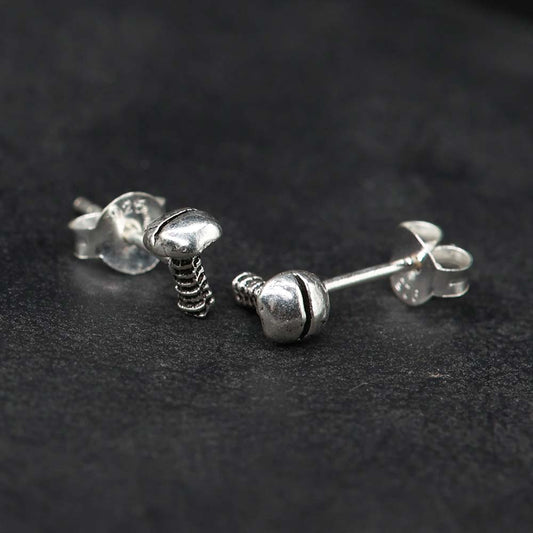Ohrstecker für Handwerker Schraube Silber Ohrschmuck