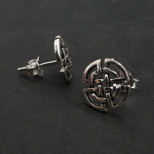 Ohrstecker 925 Silber keltisches design ausgefallen