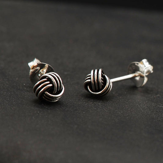 Knoten Ohrstecker Ohrschmuck Silber 925 Ohrring